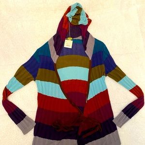 Echo Brand hooded beach cover up